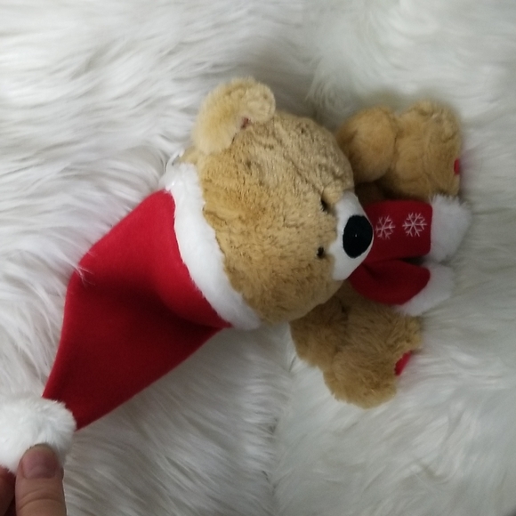 Christmas bear stuffed animal toy NEW - Picture 3 of 10